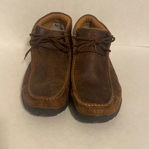 Mens Basket Weave Slipon Shoes Driving 